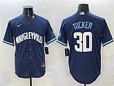 Men's Chicago Cubs #30 Kyle Tucker Navy City Connect Stitched Jersey,baseball caps,new era cap wholesale,wholesale hats